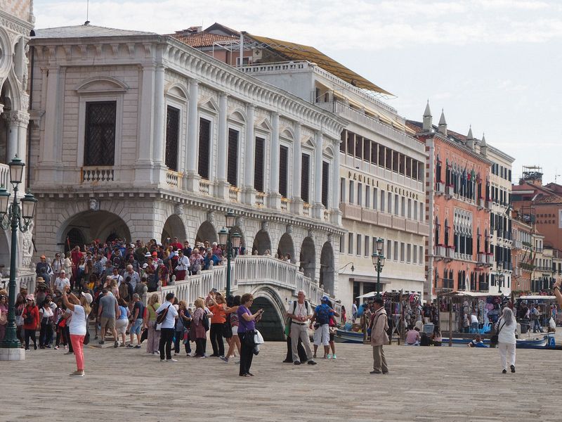 Tourists are pouring into the Square