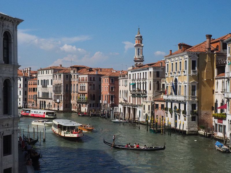 View from the other side of the Rialto Bridge