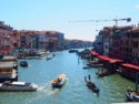 View of the Grand Canal from the Rialto Bridge