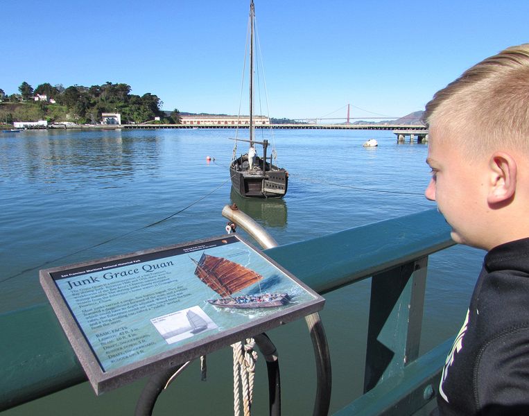 Nicholas reads about a Chinese junk