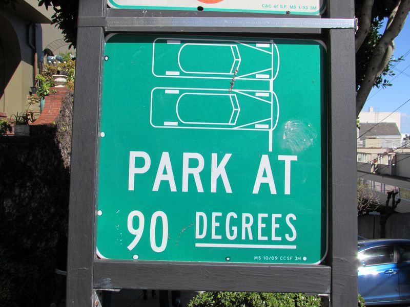 Park at 90 degrees