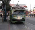 We take an antique streetcar back to BART