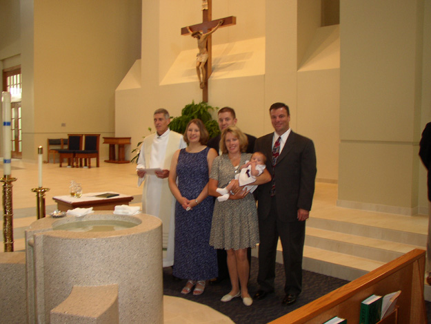 130-Andrew's baptism with father Bob