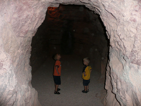 014 Andrew and Nicholas in the cliff dwellings