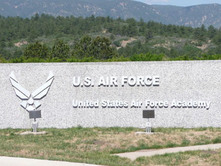 020 entrance to Air Force Academy