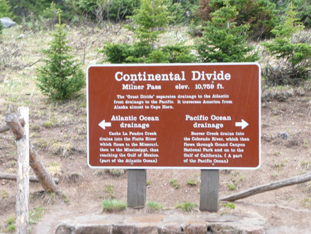 063 sign explaining continental divide