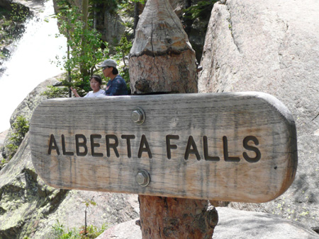 086 alberta falls sign