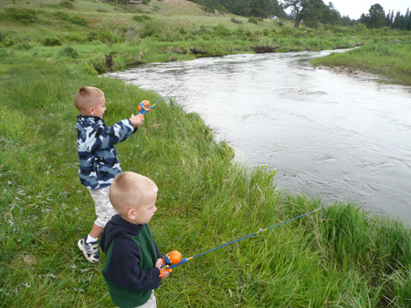 103 Andrew and Nicholas fishing the fall river