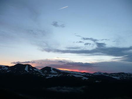 110 evening view of mtns