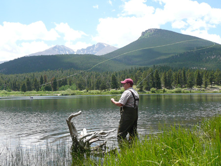 118 dave fly fishing at lilly lake