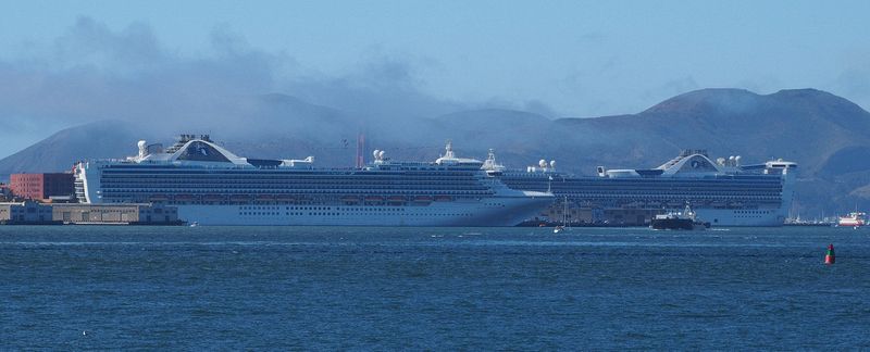 Two Princess cruise ships are in town