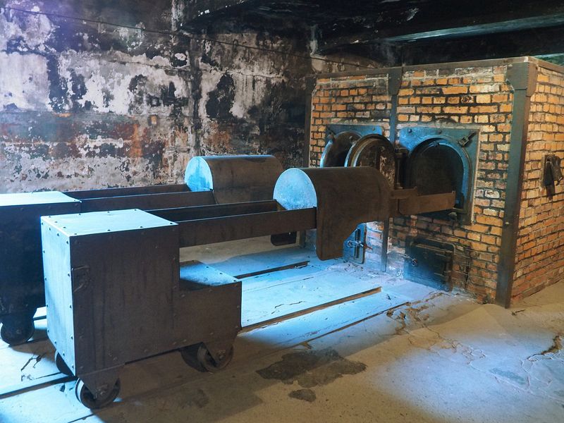 Cremation ovens after prisoners were gassed