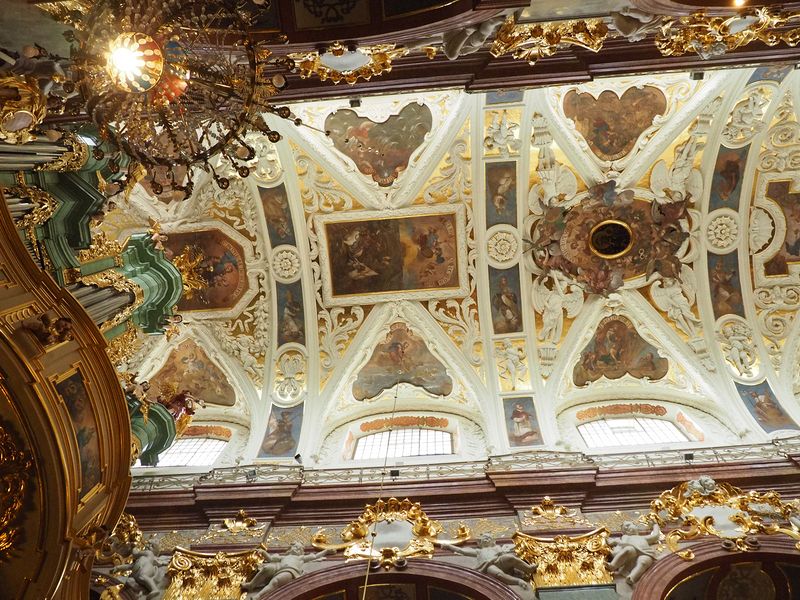 Ornate ceiling