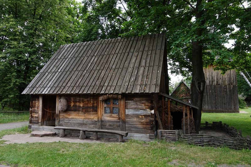 An old house moved here to the museum