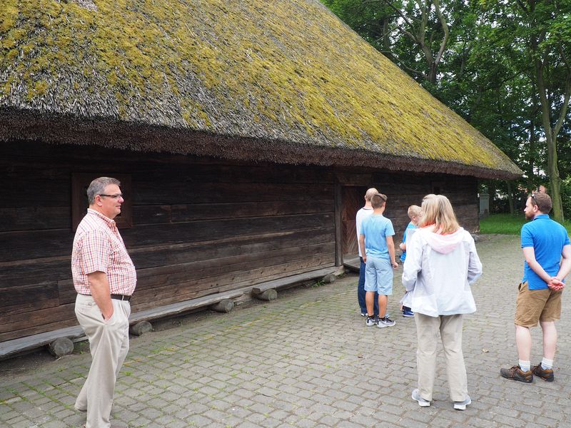 Moss covered thatch roof