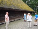 Moss covered thatch roof