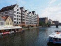 Nicely restored half-timbered buildings