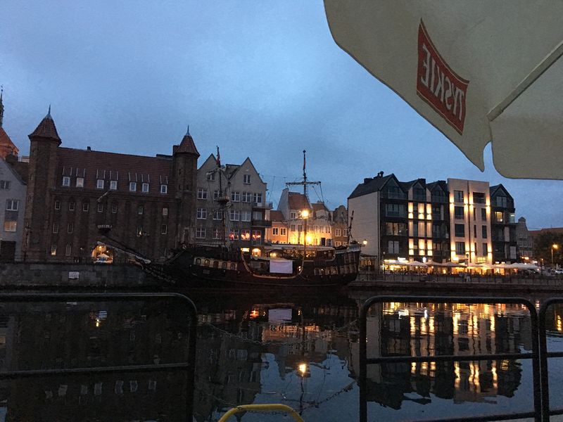 The old sailing ship becomes a party boat