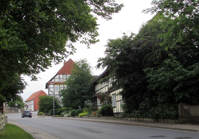 Old half-timbered buildings