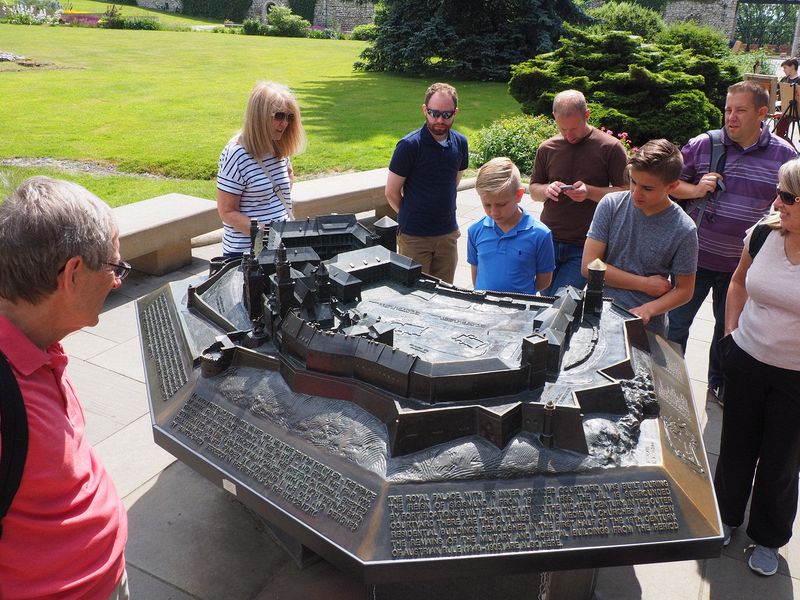 A model of Wawel Hill