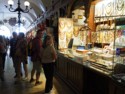 Brian and Diane shopping inside the Cloth Hall