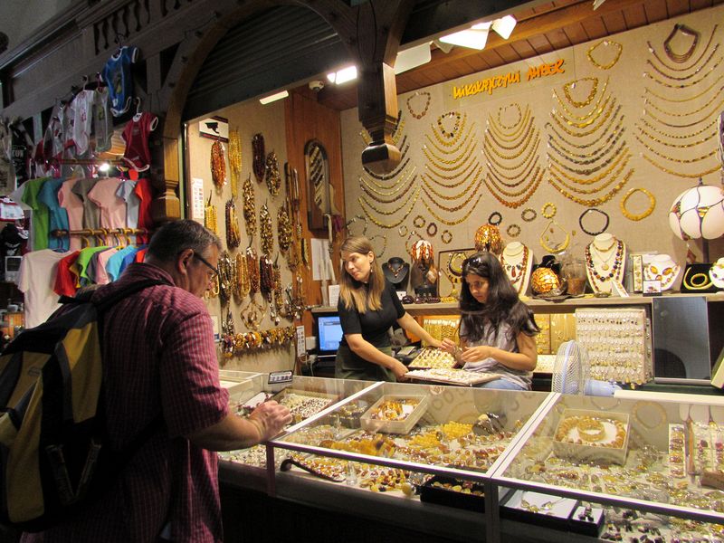 Brian shopping for jewelry