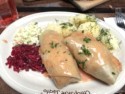 Cabbage rolls with potatoes and cabbage