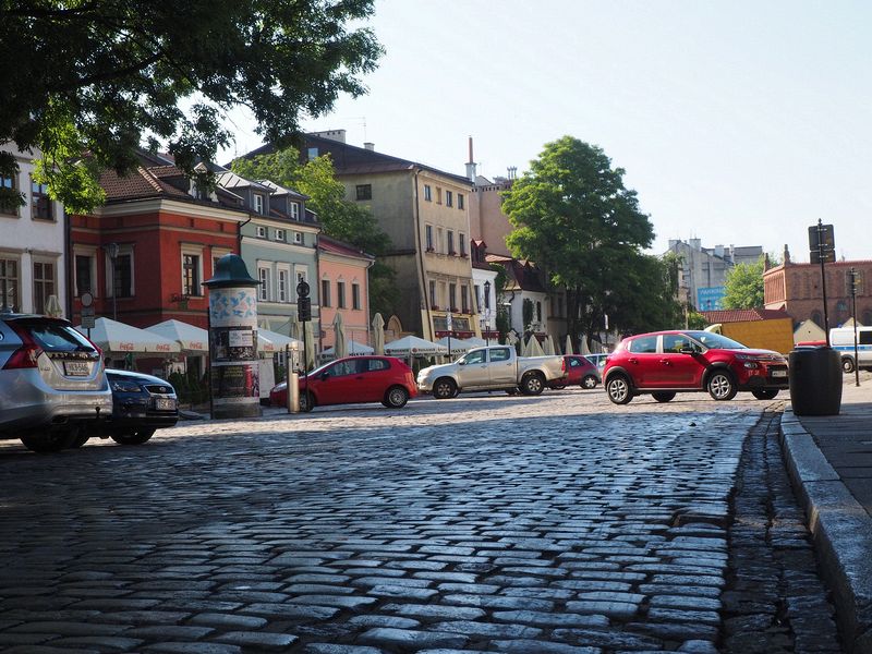 Cobblestone street