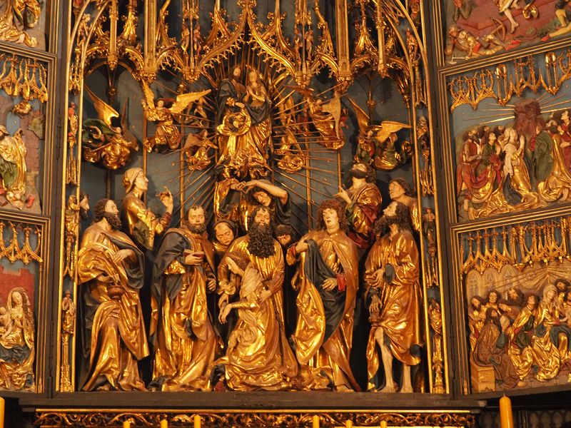 Detail of the altar screen