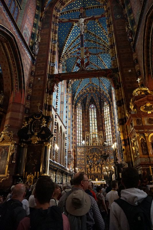 Inside St Mary's Basilica