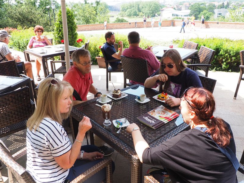 Robin, Steve, Amanda, and Ewa