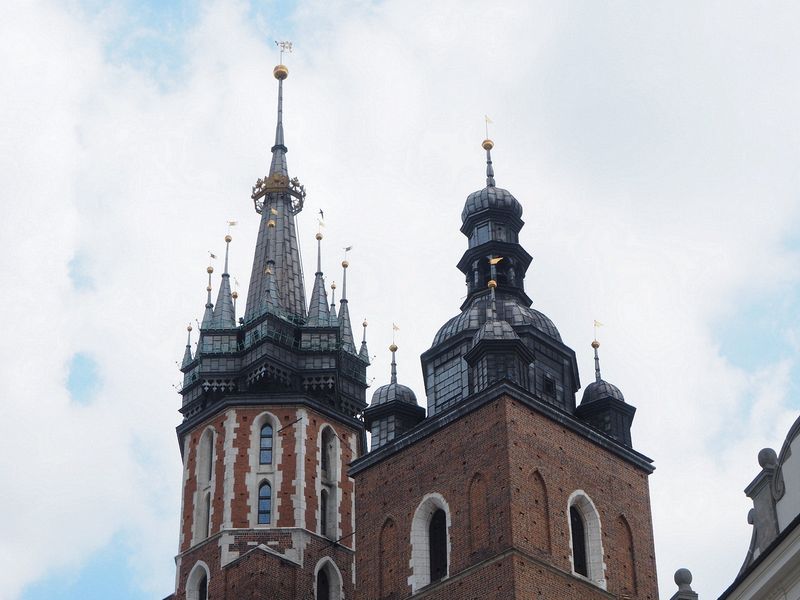 Steeples of St Mary's Basilica