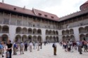 The castle courtyard