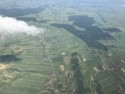 The Polish countryside from the air