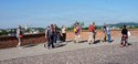 Walking to the top of Wawel Hill