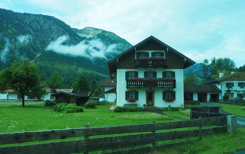 Alpine farm house