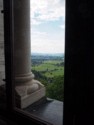 View of countryside from with the castle