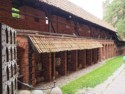 Castle wall with guard walkway