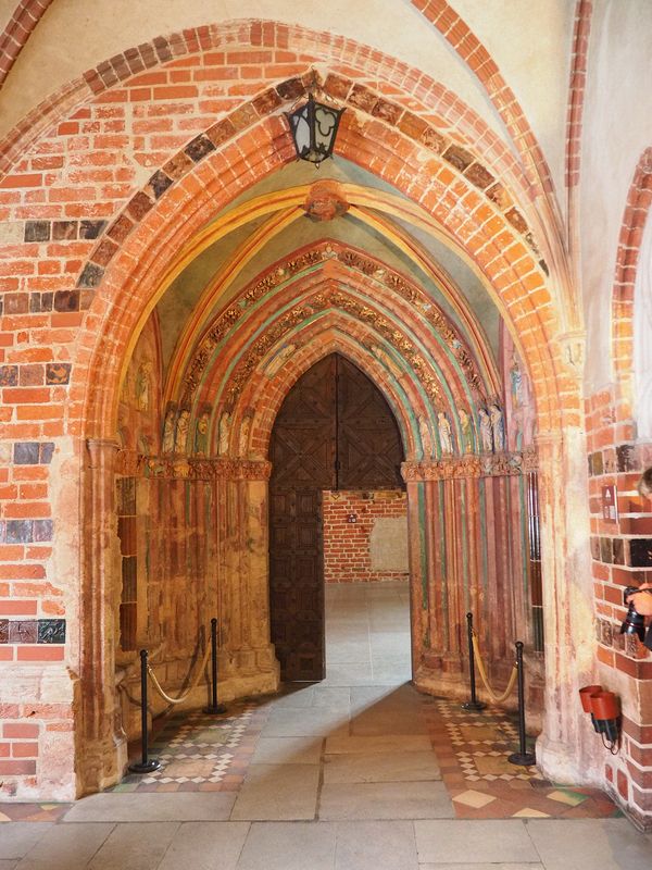 Elaborate gothic door