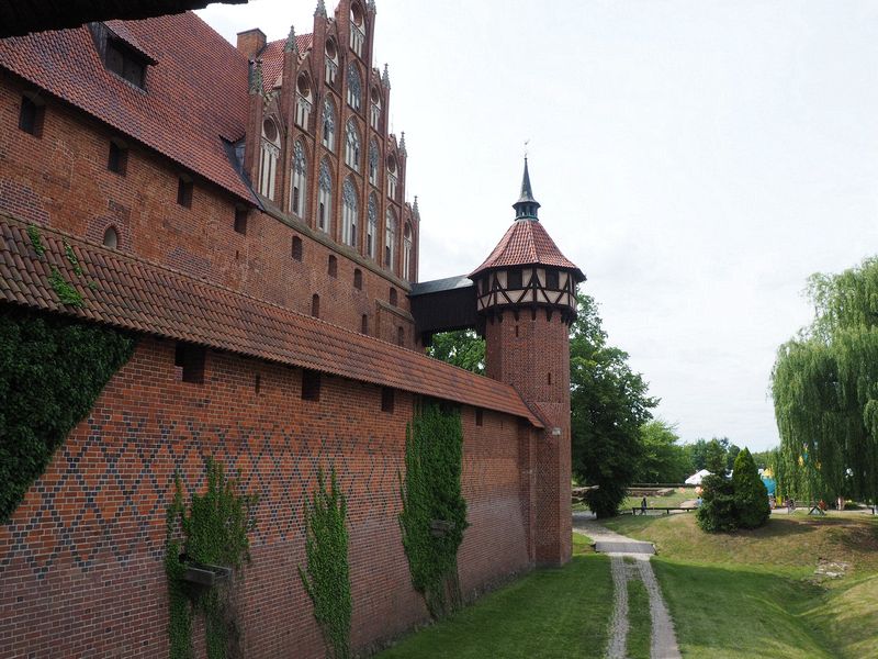 Half-timbered tower