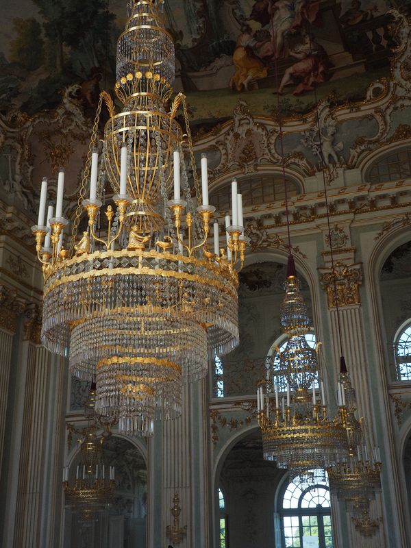 Chandeliers in the Great Hall