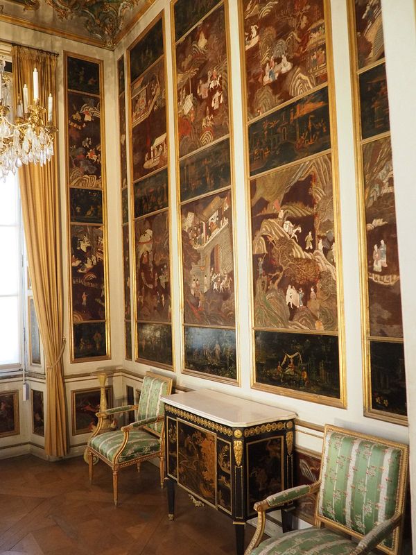 Chinese laquer panels from 1764