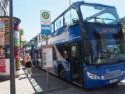 We board the Hop On Hop Off bus to get around Munich