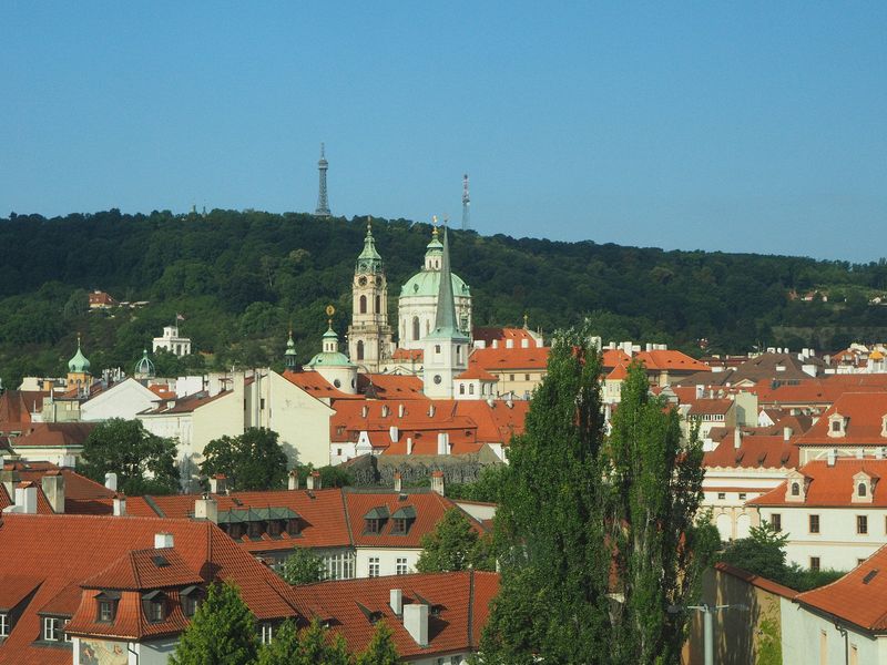 Lots of red roofs