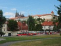 View of Prague Castle from the front door of our hotel