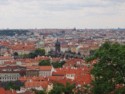 View of the Charles Bridge from the palace