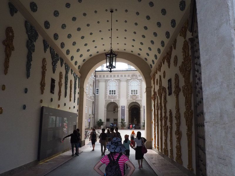 Decorated tunnel