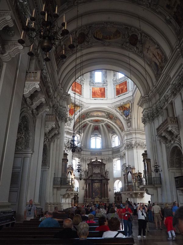 Inside the cathedral