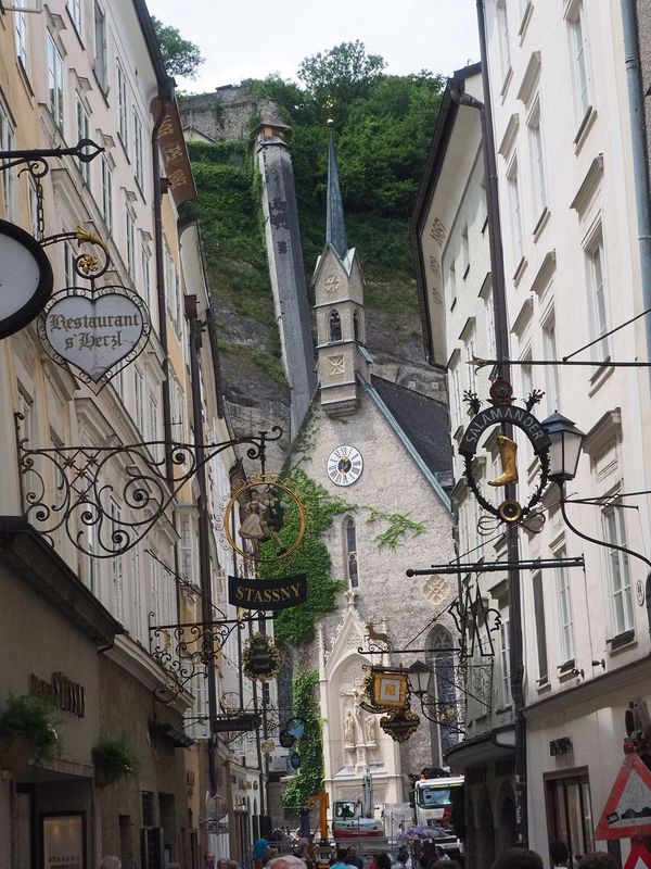 Loretto Spiritual Center of St. Blaise at th end of the street