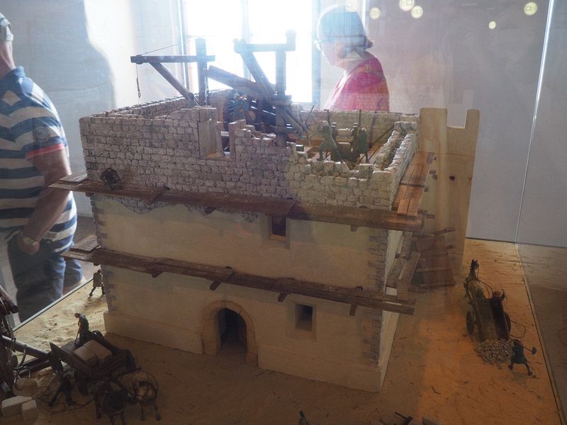 Model about building the fortress starting in 1077